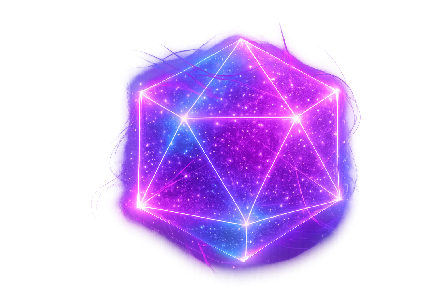 Neon Hexagon